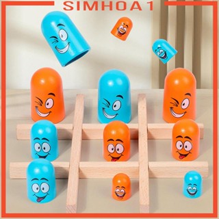 [Simhoa1] Tic TAC Toe Game Stacking Cup Game to Decoration Party Favors บอร์ดกลยุทธ์เพื่อการศึกษา ฝึกสมอง ปริศนา ครอบครัว เด็ก ของขวัญที่ไม่ซ้ําใคร