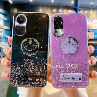 พร้อมส่ง ใหม่ เคสโทรศัพท์มือถือนิ่ม แบบใส ปิดด้านหลัง ลายการ์ตูนกลิตเตอร์ท้องฟ้ากลางคืน หลากสี สําหรับ OPPO Reno10 Pro+ Plus 5G Reno 10 Reno10Pro+ OPPO A78 NFC 4G 2023