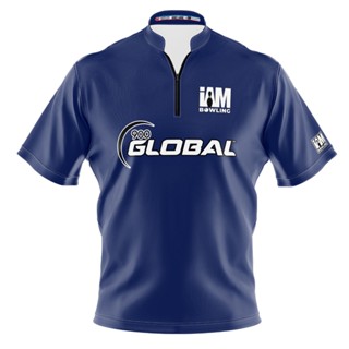 เสื้อโปโล 3D พิมพ์ลายโบว์ลิ่ง 900 Global DS 1608-9G