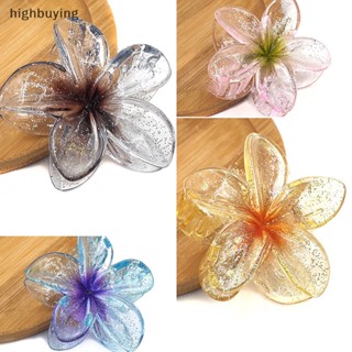 [highbuying] กิ๊บติดผม ดอกไม้ ฮาวาย พลัมเมอเรีย ชายหาด ดอกไม้ กรงเล็บ ปิ่นปักผม เครื่องประดับ เด็ก ที่มีสีสัน ผู้หญิง กรงเล็บผม ใหม่ พร้อมส่ง