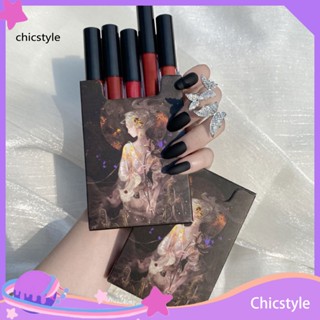 Chicstyle ลิปกลอส เนื้อลิขวิด ไม่ติดแก้ว 5 ชิ้น สําหรับผู้หญิง