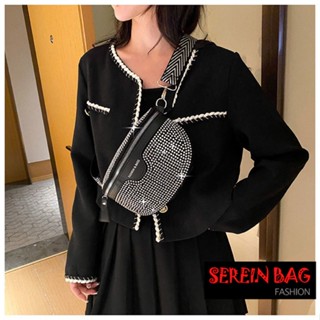สินค้านำเข้าใหม่ Sersin Fashion  กระเป๋าคาดอกแฟชั่น กระเป๋าผู้หญิง สไตลเกาหลี รุ่น 63523