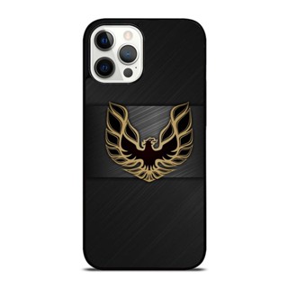 Pontiac Trans Am เคสโทรศัพท์มือถือโลหะ กันหล่น ลายโลโก้ สําหรับ IPhone 14 Plus 13 Pro Max 12 Mini X