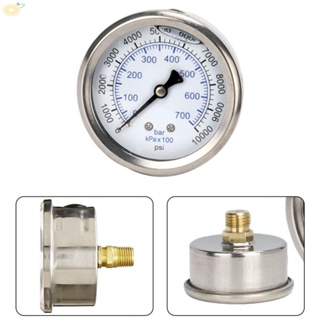 【VARSTR】Gauge 1 Pc 700Bar/10000Psi For High Pressure Washer Garden Power Equipment