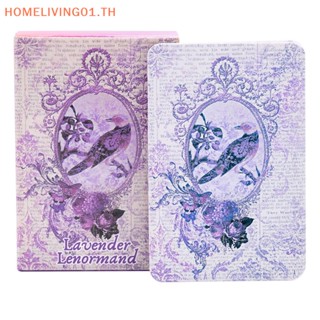 Onehome การ์ดเกมกระดาน Lavender Lenormand Oracle สําหรับครอบครัว ผู้เริ่มต้น