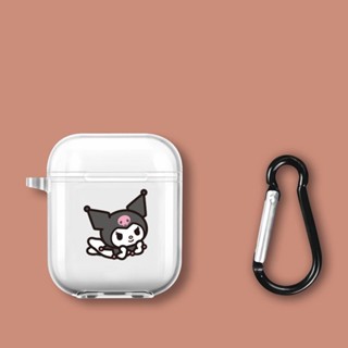 เคสหูฟังซิลิโคน กันกระแทก ลายคุโรมิน่ารัก สําหรับ Airpods 1st 2nd Generation 1 2