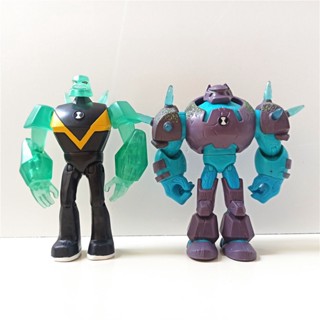 ของแท้ ตุ๊กตาพลาสติก ขยับได้ รูปแอนิเมชั่น God of War Lightning Stone Man BEN10 17 ซม.