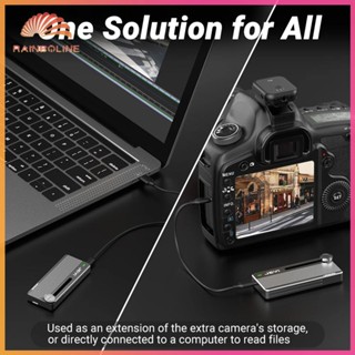 เคสฮาร์ดไดรฟ์ภายนอก พร้อมสกรูยึดกล้อง 10Gbps USB 3.2 Gen 2 สําหรับ M.2 NVMe 2280