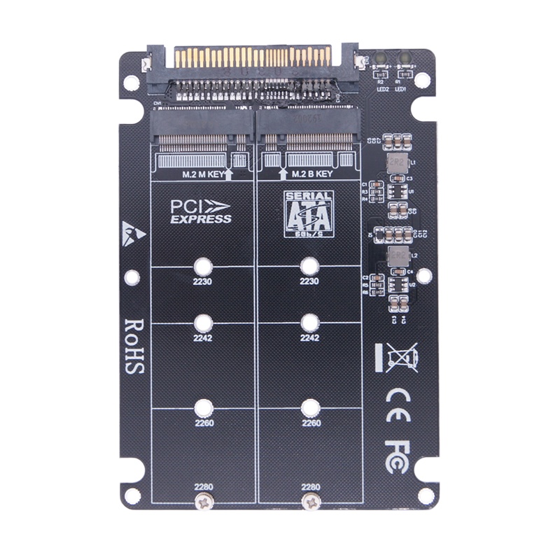 SSD อะแดปเตอร์ M.2 SSD ถึง U.2 อะแดปเตอร์ M2 SATA NVMe Key B/M NGFF SSD สําหรับ PCI-e U2 SFF-8639 อะแดปเตอร์แปลง PCIe M2 สําหรับคอมพิวเตอร์พีซี