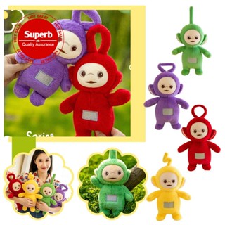 หมอนตุ๊กตานุ่ม รูปการ์ตูน Teletubbies ขนาดเล็ก ของเล่นสําหรับเด็ก P2J8