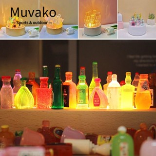 Muvako โคมไฟตั้งโต๊ะ อะคริลิค แฮนด์เมด DIY สําหรับตกแต่งขวดไวน์