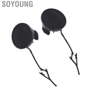 Soyoung Towing Eye Cap  Front Bumper Tow Hook ABS for Cayenne 92A 2015 To 2018