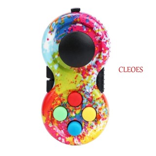 Cleoes Fidget เกมของเล่นคลายเครียด ฝึกสมาธิ สีรุ้ง สําหรับผู้ใหญ่