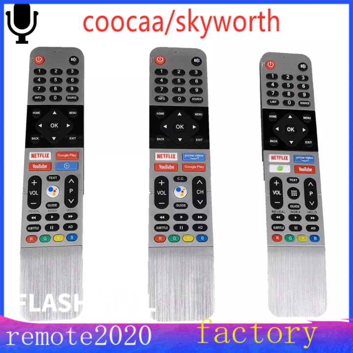 Coocaa Skyworth รีโมตคอนโทรลสมาร์ททีวี TB5000 UB5100 UB5500 SUC7500 UB7500 E6 และ G2