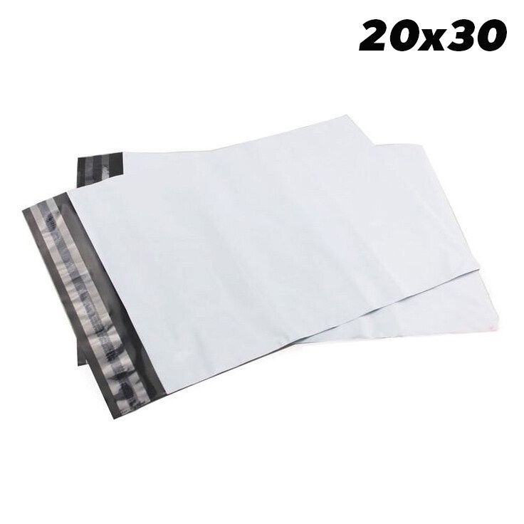 HH สินค้าพร้อมส่ง 20X30-1 แพ็ค 100 ใบ ถุงไปรษณีย์พลาสติก  ถุงพัสดุ ซองเอกสาร ขนาดใหญ่ ซองไปรษณีย์ กั