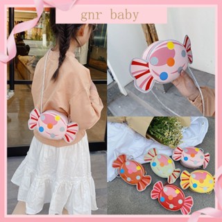 🍓GNR BABY🫐กระเป๋าเป้สะพายหลัง กระเป๋าสะพายไหล่ สะพายข้าง สีแคนดี้ สําหรับเด็กผู้หญิง อายุ 3-12 ปี