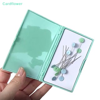 &lt;Cardflower&gt; กล่องเคสแม่เหล็ก ทรงสี่เหลี่ยมผืนผ้า 3 สี สําหรับจัดเก็บอุปกรณ์เย็บปักถักร้อย ปักครอสสติตช์