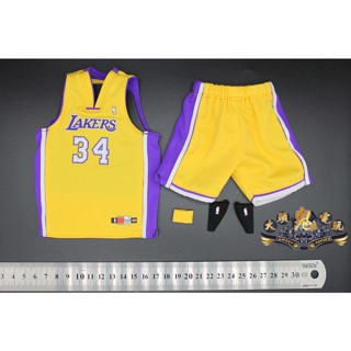 พร้อมส่ง เสื้อกีฬาแขนสั้น ลายฉลาม NBA Star Lakers Big Shark ONeill 1/6