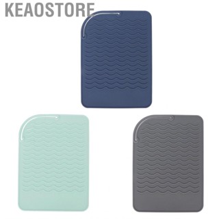 Keaostore Heat Insulation Silicone Mat Corrugated Pattern  Skid Flexible High Temperat