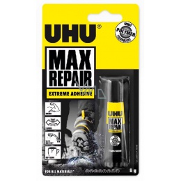 UHU MAX REPAIR POWER TUBE 8 G (BLISTER) TRANSPARENT NO.36355