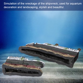 Your Pet Store Titanic Lost Wrecked Boat Ship การตกแต่งตู้ปลา เครื่องประดับ เครื่องประดับซากเรือ