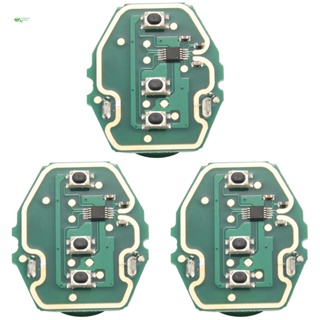 แผงวงจรรีโมตกุญแจรถยนต์ 3 ปุ่ม 315MHz 433MHz สําหรับ BMW 3 5 Series E46 E39 EWS 3 ชิ้น