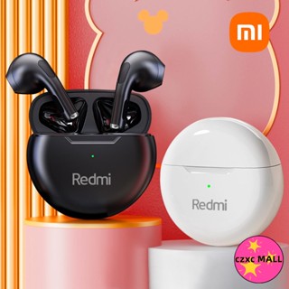 Cod ใหม่ ส่งภายใน 24 ชั่วโมง Xiaomi หูฟังบลูทูธไร้สาย Redmi HIFI หูฟังสเตอริโอ TWS พร้อมไมโครโฟน ตัวช่วยป้องกัน สําหรับโทรศัพท์มือถือ 2023