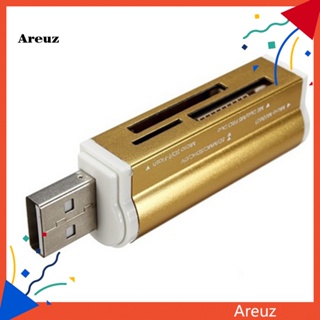 Are เครื่องอ่านการ์ดหน่วยความจํา USB 20 Micro SD TF MMC SDHC MS ความเร็วสูง อเนกประสงค์