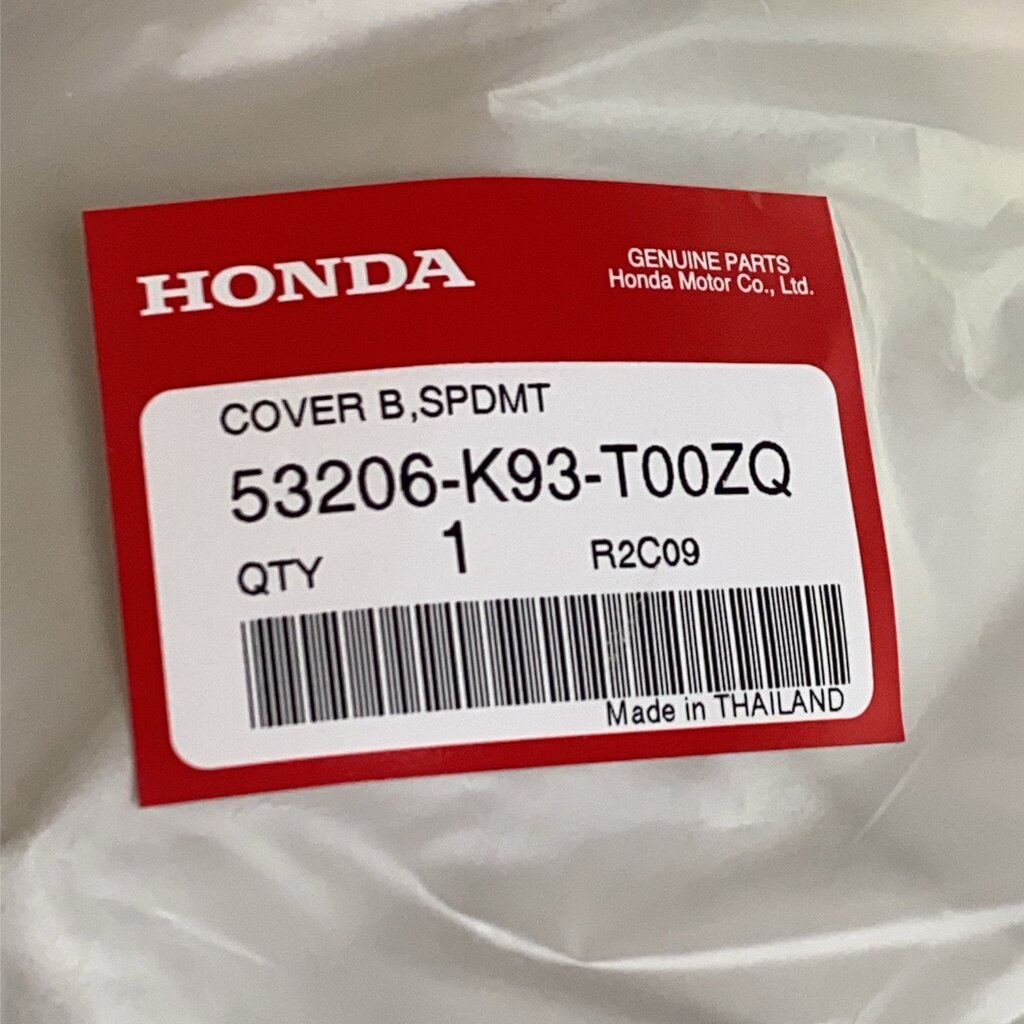 53206-K93-T00ZQ ฝาครอบมิเตอร์ตัวล่าง ACF110CBTK TH อะไหล่แท้HONDA