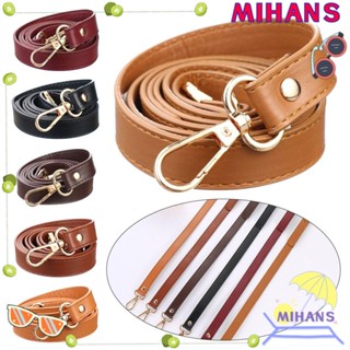 Mih สายนาฬิกาข้อมือหนัง 120 ซม. ปรับได้ แบบเปลี่ยน อุปกรณ์เสริม สําหรับกระเป๋าสะพายไหล่