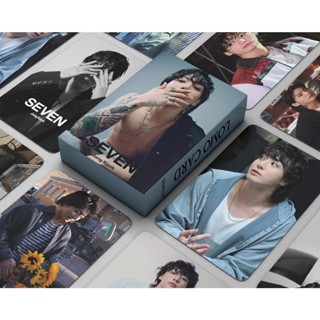 Ellen โปสการ์ดรูปภาพ JUNG KOOK LOMO card SEVEN SOLO BTS 55 ชิ้น ต่อชุด