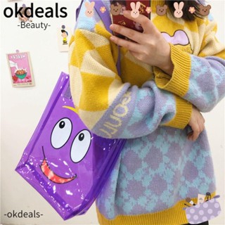 Okdeals กระเป๋าสะพายข้าง แบบใส สําหรับเด็กผู้หญิง