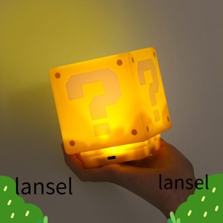 Lansel โคมไฟตั้งโต๊ะ LED พลาสติก ชาร์จ USB 10 ซม. สําหรับเด็ก