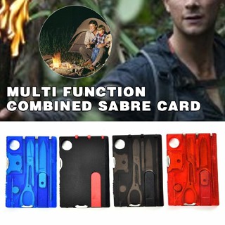 New 12 In 1 Pocket Card Portable Multi Tools Outdoor Survival Camping Equipment