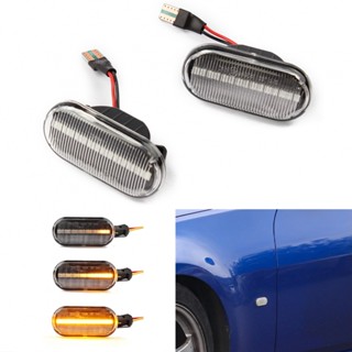 ไฟเลี้ยวไดนามิก LED 12V สําหรับ Nissan 350Z E11 Z11 K12 2 ชิ้น