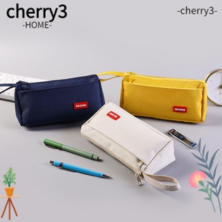 Cherry3 กระเป๋าใส่ปากกา เครื่องเขียน ความจุขนาดใหญ่ แบบพกพา