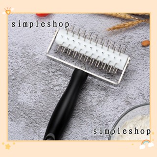 Simple เครื่องเจาะรูพิซซ่า สเตนเลส 7.9*5 นิ้ว ถอดออกได้ ทนทาน สําหรับร้านอาหาร