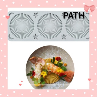 PATH แม่พิมพ์ซิลิโคน ลายลูกไม้ สําหรับทําเค้ก เบเกอรี่ ขนมหวาน น้ําตาล DIY