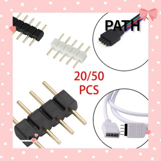 PATH อะแดปเตอร์ปลั๊กไฟ Led ทองแดง สําหรับ Rgb 3528 5050 Smd 4Pin 5Pin 20 50 ชิ้น