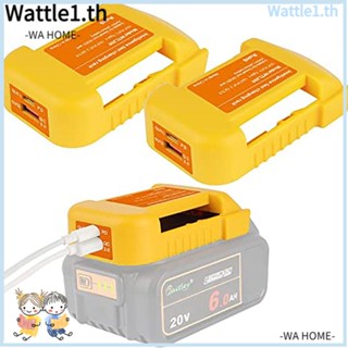 WTTLE อะแดปเตอร์ชาร์จ USB Type C สําหรับ Makita Dewalt Milwaukee