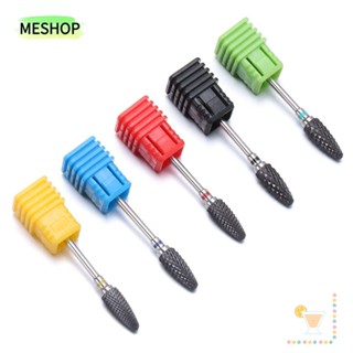 ❦ME❦ Remove Hard Gel Grinding Head 2.35mm Shank Size Nail Drill Bits Set Tungsten Steel Left Hand Right Hand Fast Remove Acrylic 2 Way Rotate