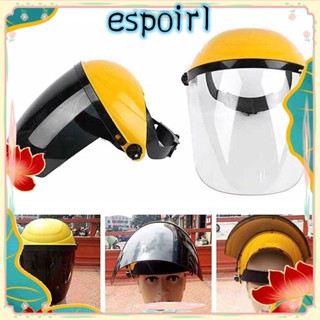 Espo หมวกกันน็อคพลาสติก PC ใส ป้องกันน้ํากระเซ็น แบบพกพา 5 สี