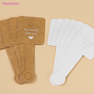 Thevantin กระดาษแข็ง มีกาวในตัว ขนาด 4x10 ซม. สําหรับใส่เครื่องประดับ ของขวัญ 50 ชิ้น