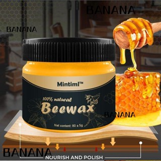 Banana1 ฟองน้ําแว็กซ์ขี้ผึ้ง กันน้ํา ทนต่อการสึกหรอ สําหรับทําความสะอาดงานไม้