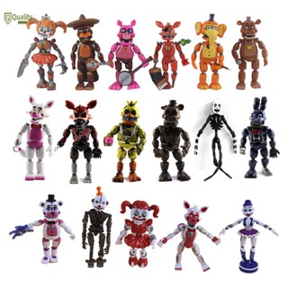 โมเดลฟิกเกอร์ การ์ตูนหมีเท็ดดี้ Midnight and Five Nights at Freddys ของเล่นสําหรับเด็ก