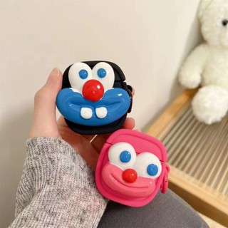 เคสหูฟัง กันลื่น กันน้ํา ลายสัตว์น่ารัก พร้อมสายโซ่คล้อง สําหรับ AirPods 1 2 Pro Pro 2 3