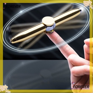 FOREVER Creative Fidget Spinner Pen Decompression Gyroscope Spinning Pen Rotate Multi-Function LED Fun Ballpoint Pen/Multicolor