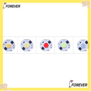 Forever ชิปหลอดไฟ LED COB 220V 27 มม. 5W สีขาว ขาว แดง น้ําเงิน เขียว สําหรับไฟฟลัดไลท์ สปอตไลท์