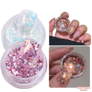 ANNIES Box Art Nail Patch Shining Jewelry Sequins Aurora Shining Pupil Sticker [prettylady]