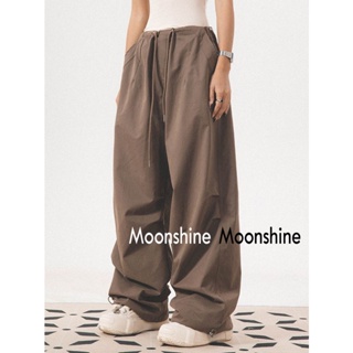 Moon  กางเกงขายาว คาร์โก้ กางเกง เชือกอเมริกันคลาสิค Cargo pants 2023 NEW 072619 Comfortable ทันสมัย Beautiful ins A20M06J 36Z230909